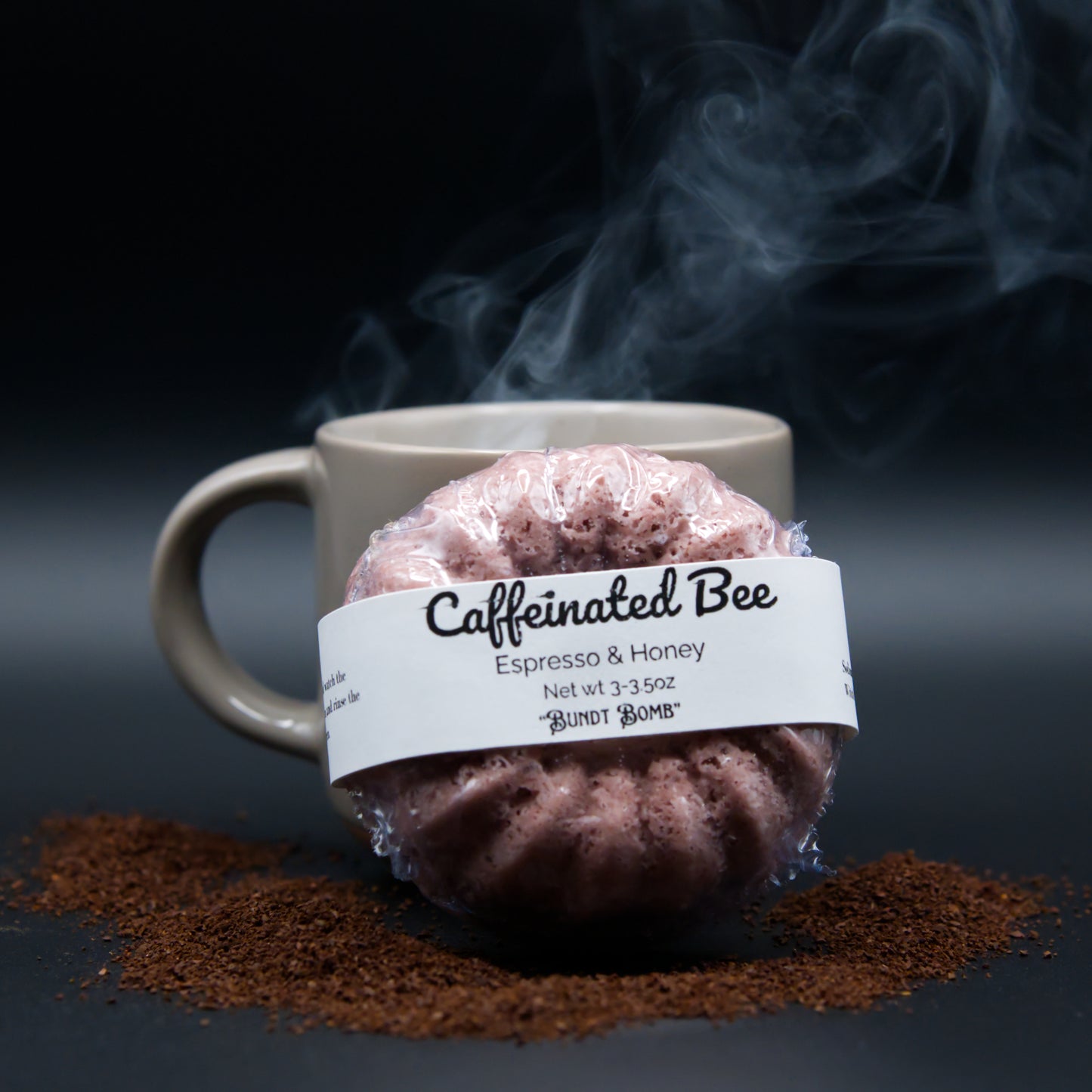 Caffeinated Bee Bundt Bath Bombs