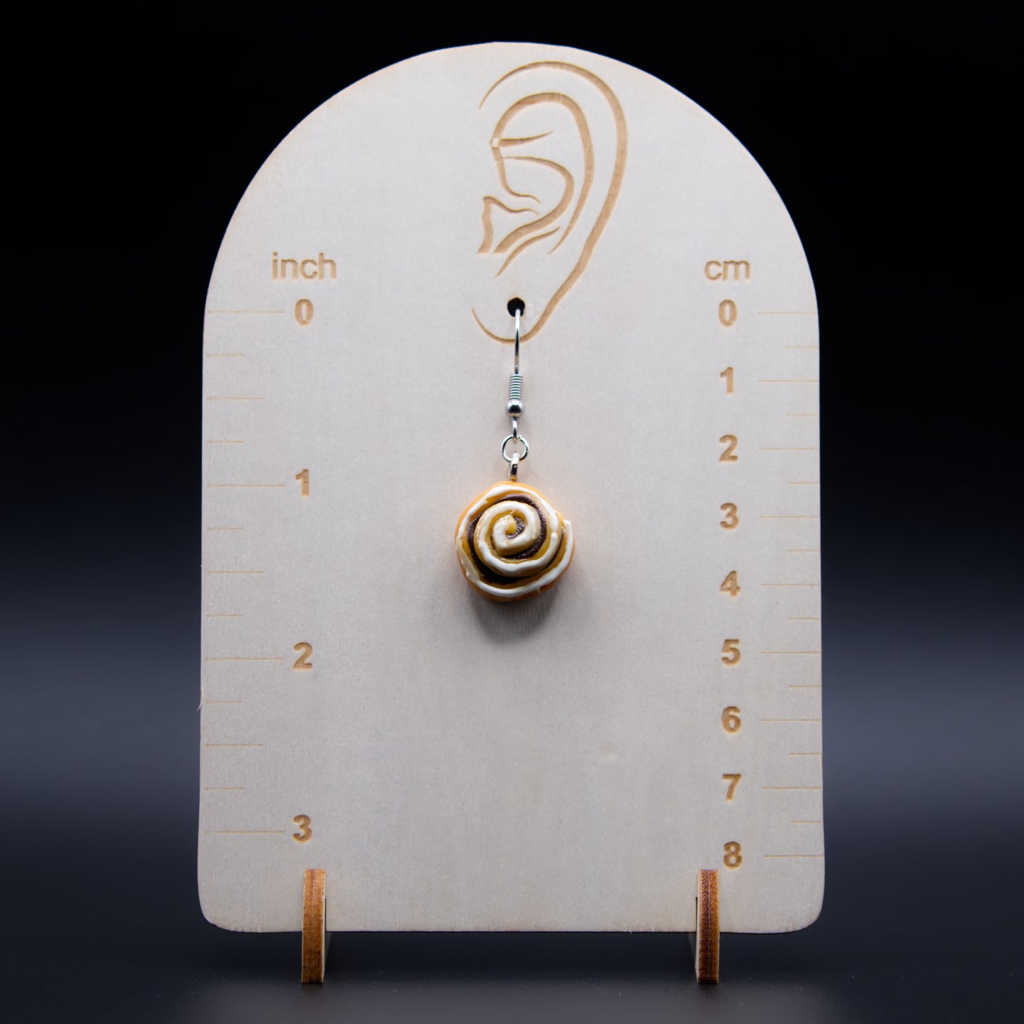 Cinnamon Roll Earrings