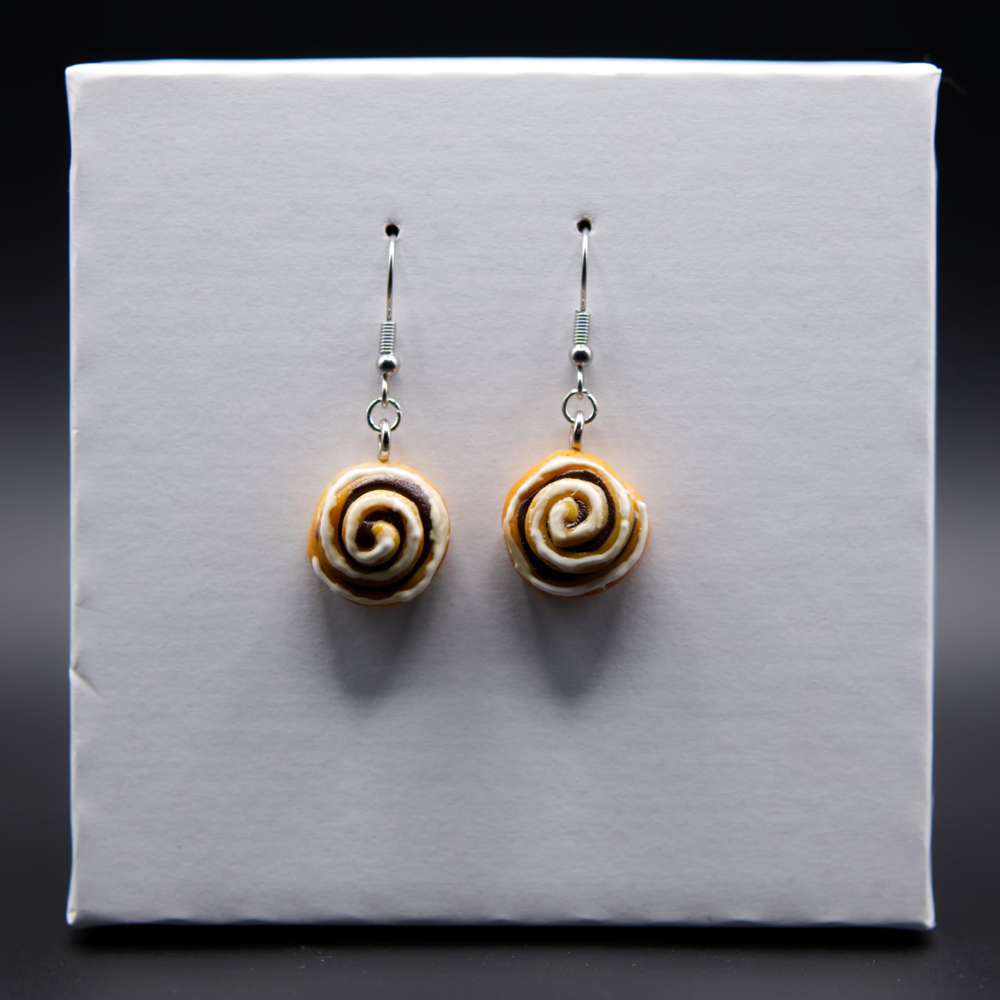 Cinnamon Roll Earrings