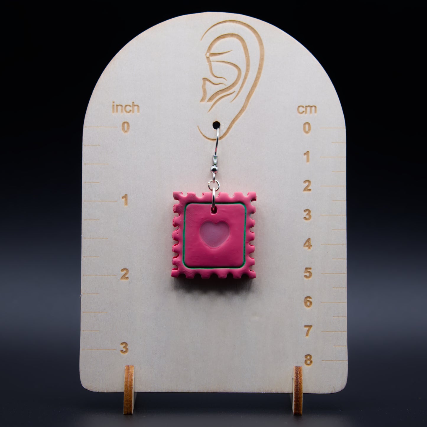 80's Postage Stamps Earrings