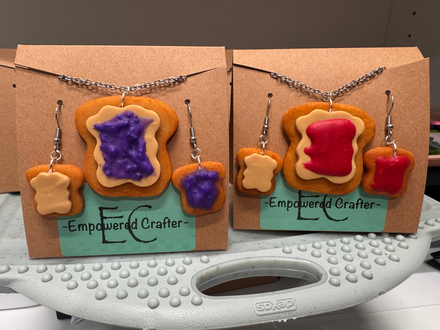 Peanut Butter & Jelly Jewelry Set