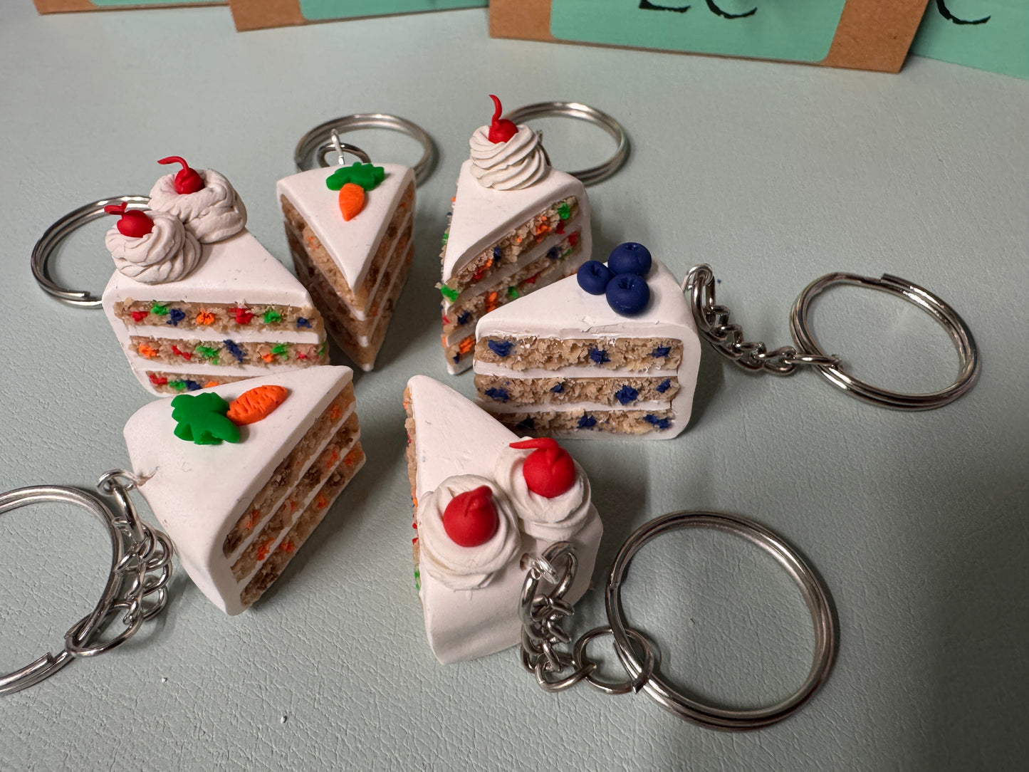 Cake Keychains