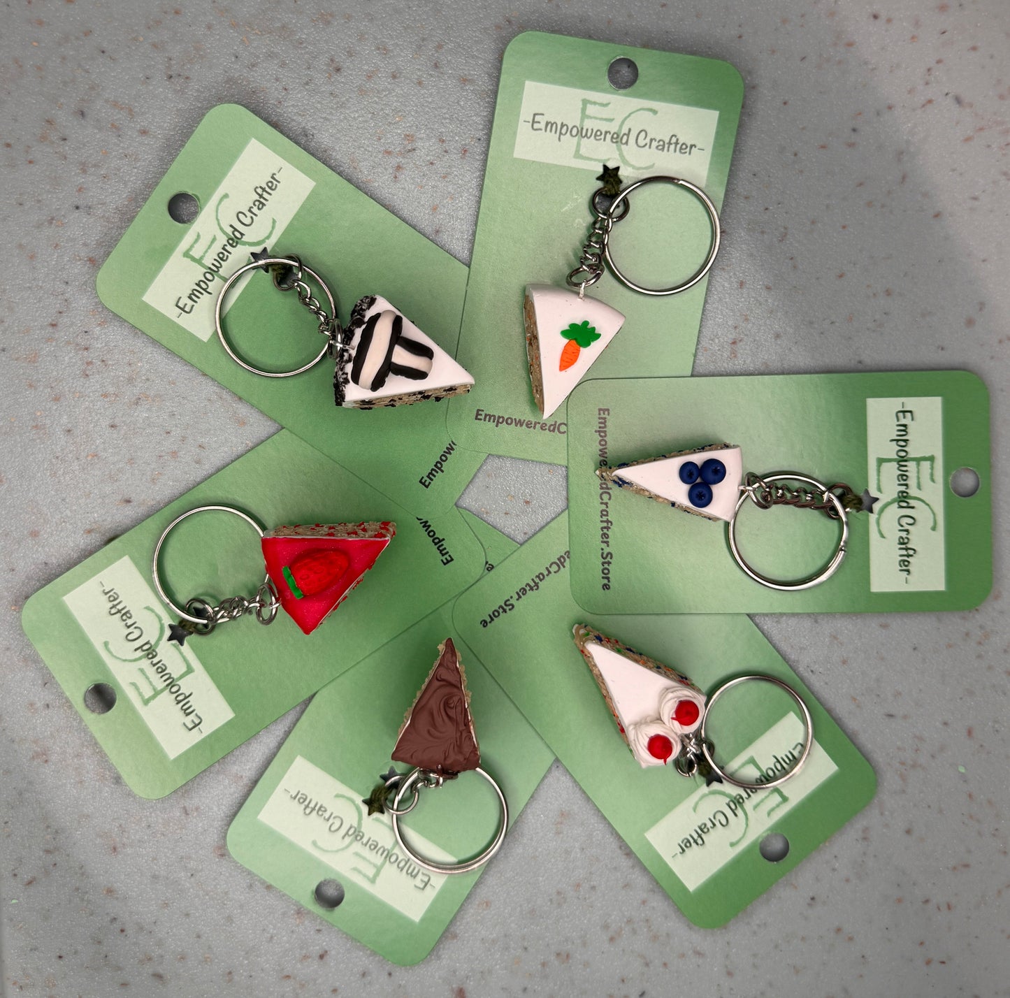 Cake Keychains