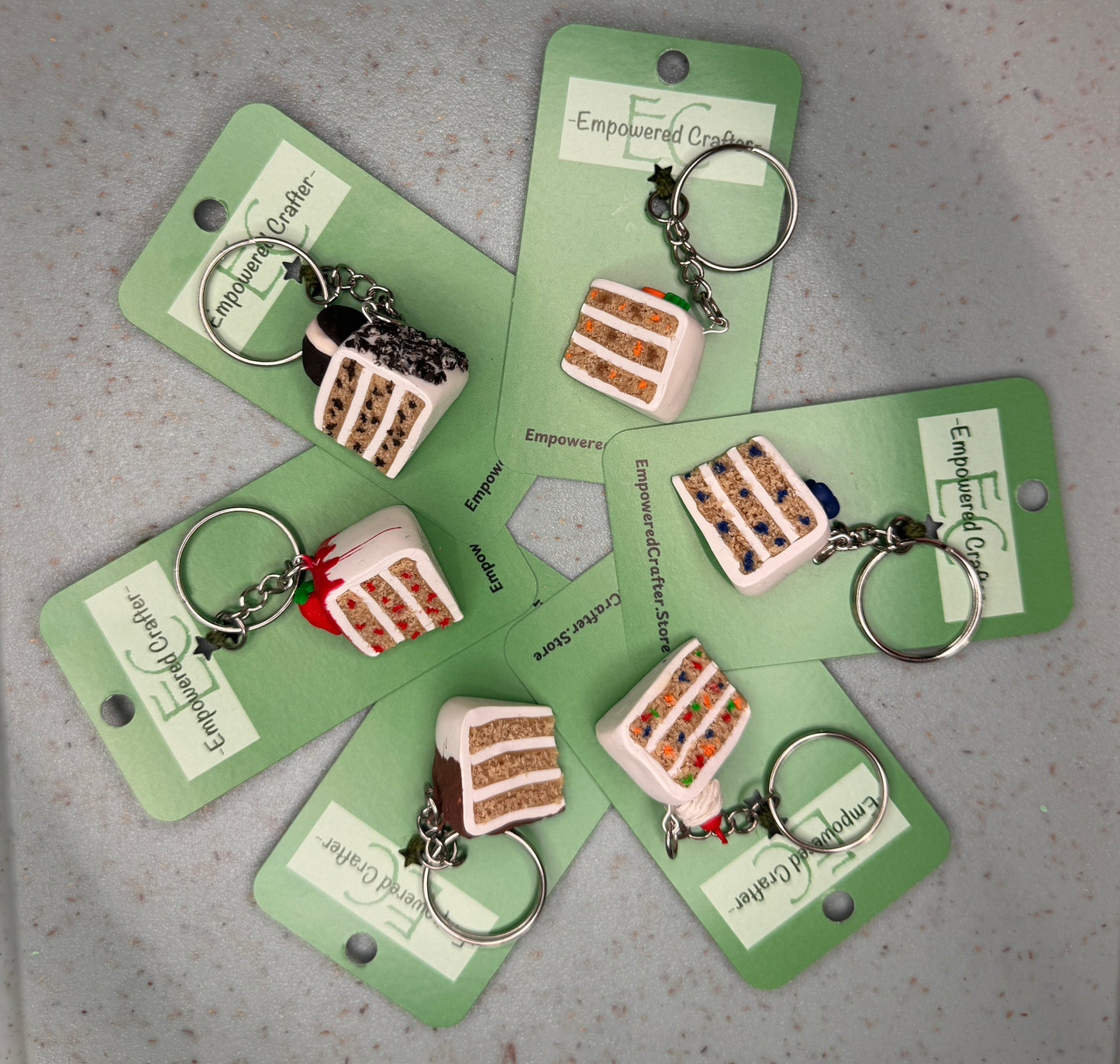 Cake Keychains