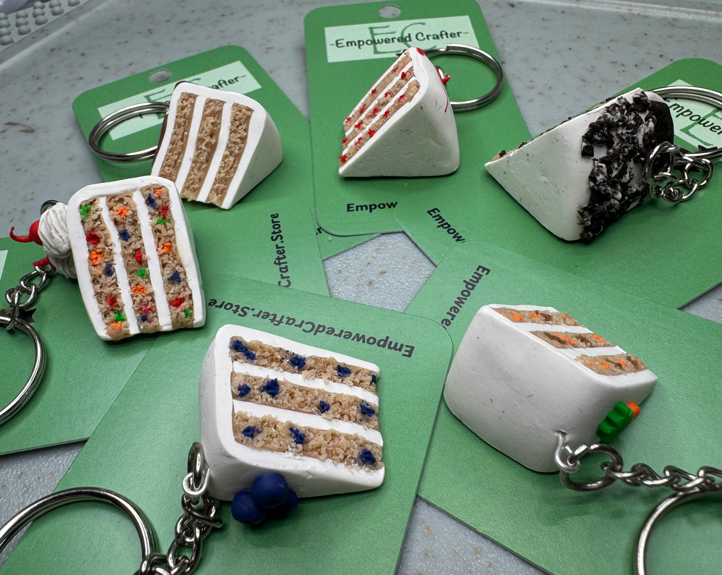 Cake Keychains