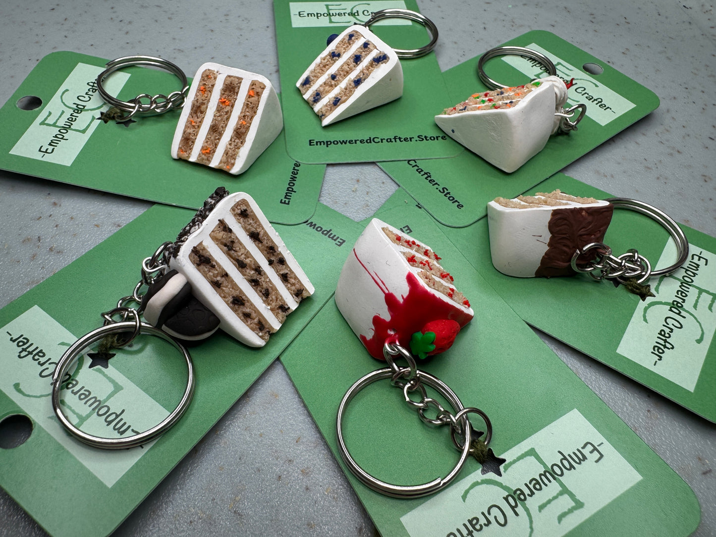 Cake Keychains