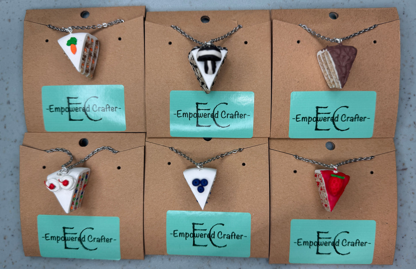 Cake Necklaces