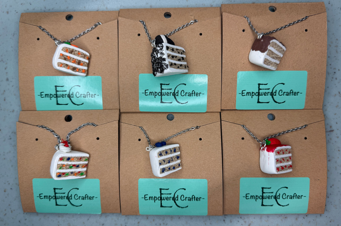 Cake Necklaces