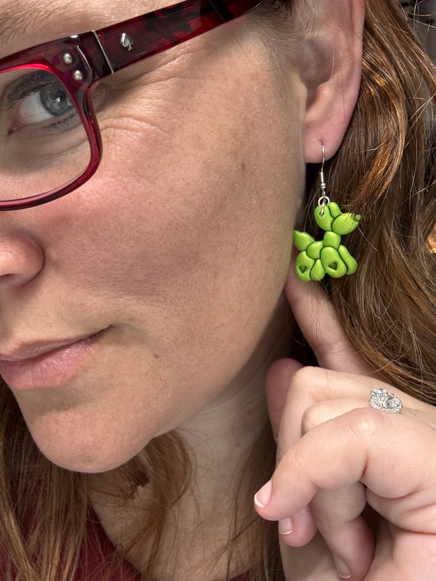 Balloon Puppy Earrings