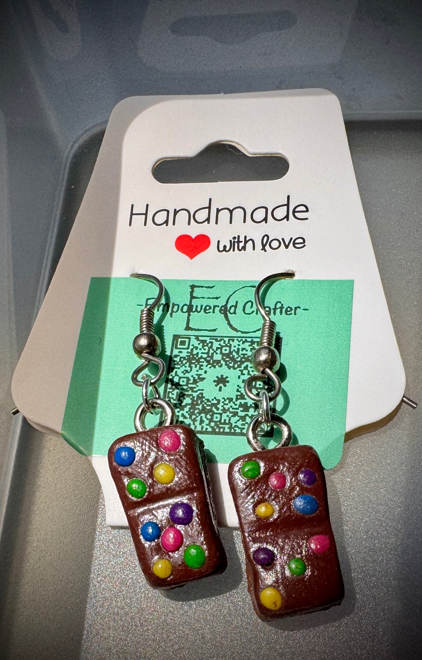 Candied Brownie Earrings