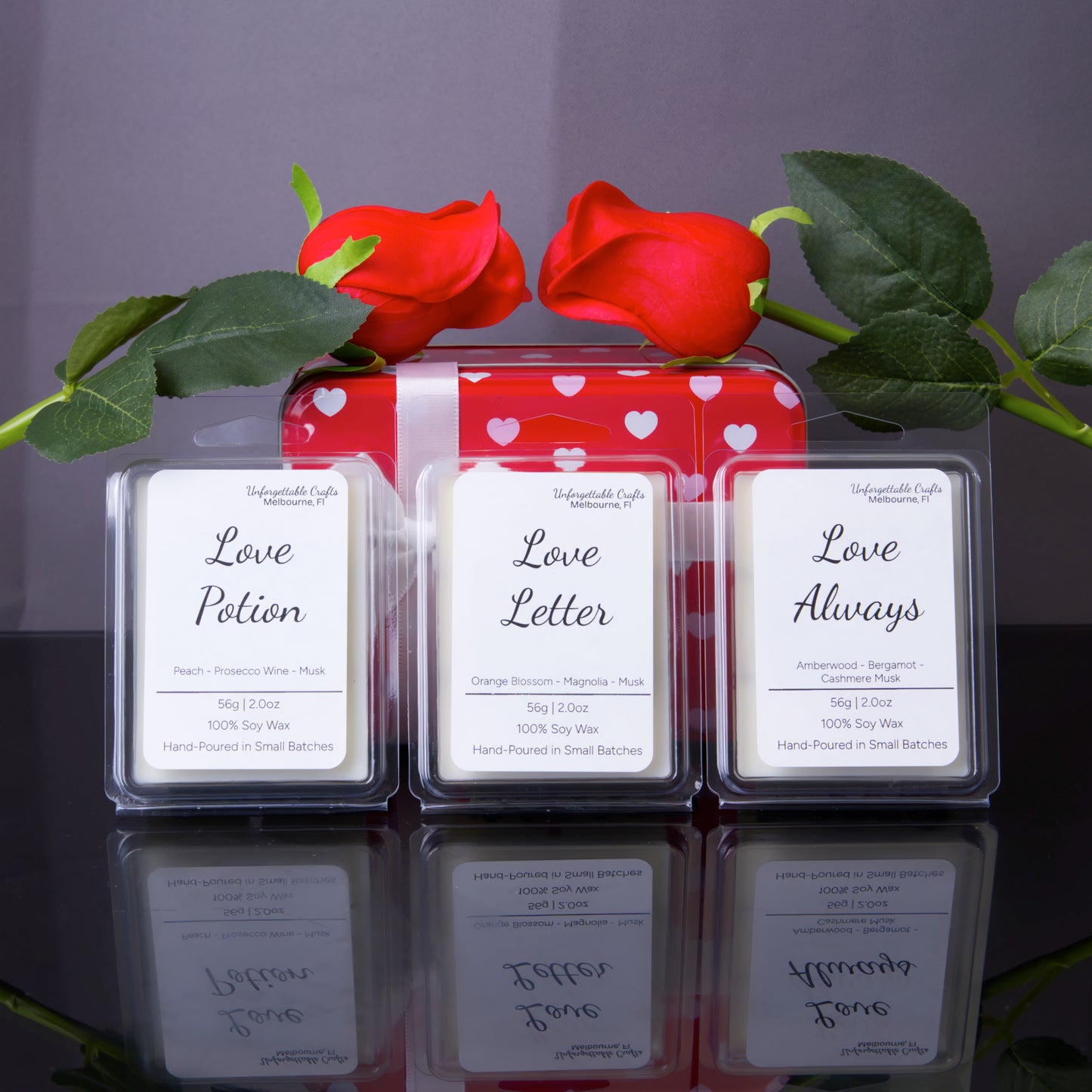 Valentine Collection 3pc Wax Melts