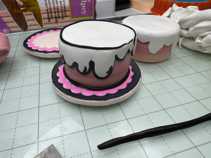 Comic Book Cake Desk Ally