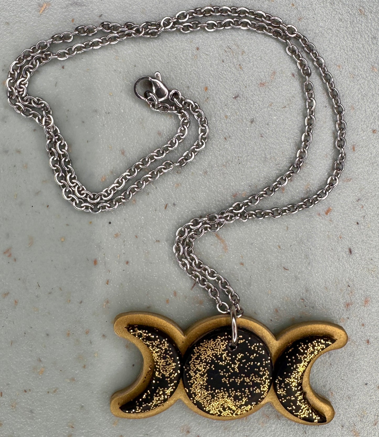 Triple Moon Necklace