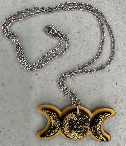 Triple Moon Necklace