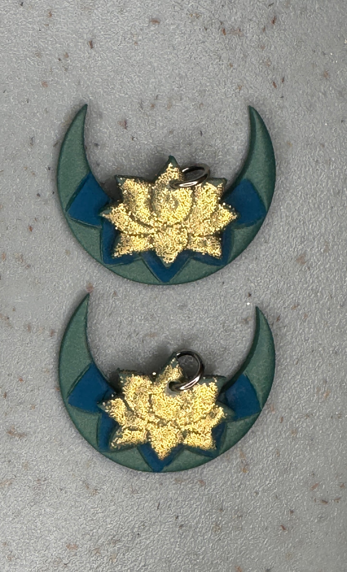 Moon & Lotus Necklace