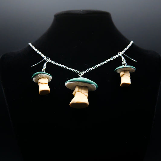 Mushroom Jewelry Set