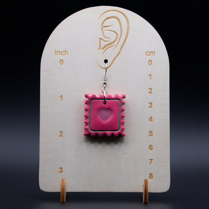 80's Postage Stamps Earrings