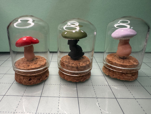 Small Mushroom Magnet in a Jar