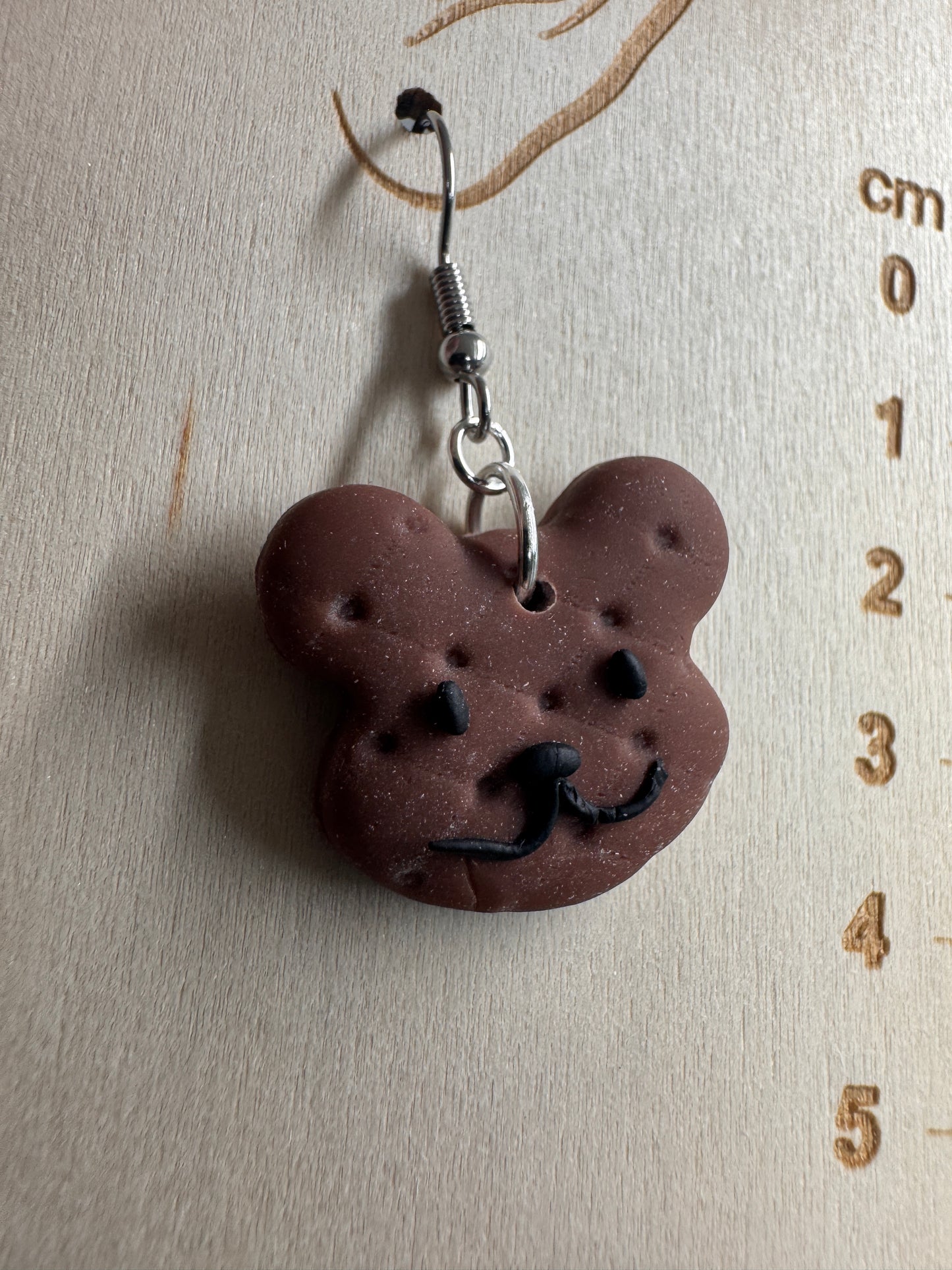 Quilted Teddy Earrings