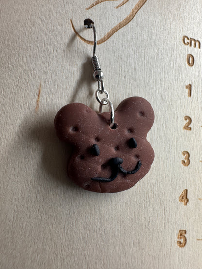 Quilted Teddy Earrings