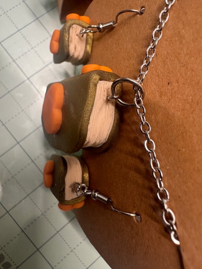 Book Journal Jewelry Set