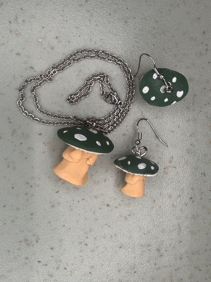 Mushroom Jewelry Set