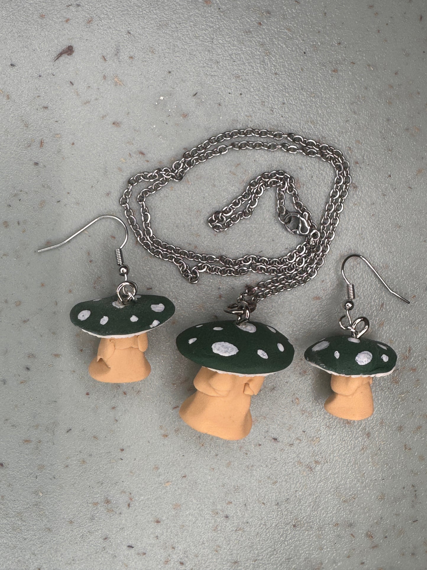 Mushroom Jewelry Set
