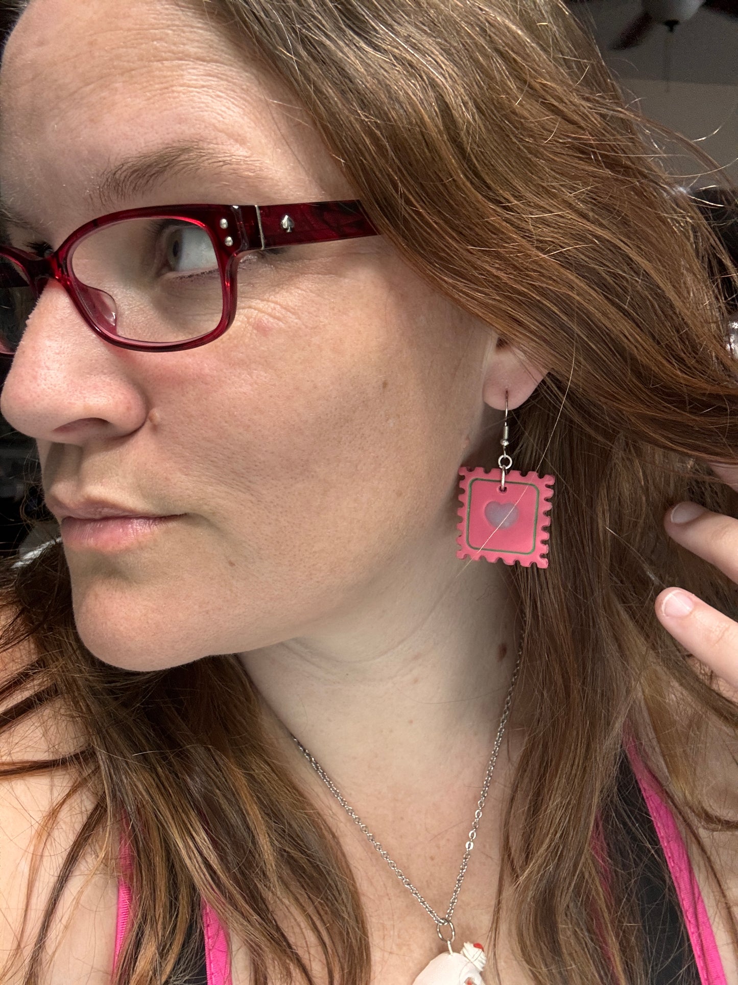80's Postage Stamps Earrings