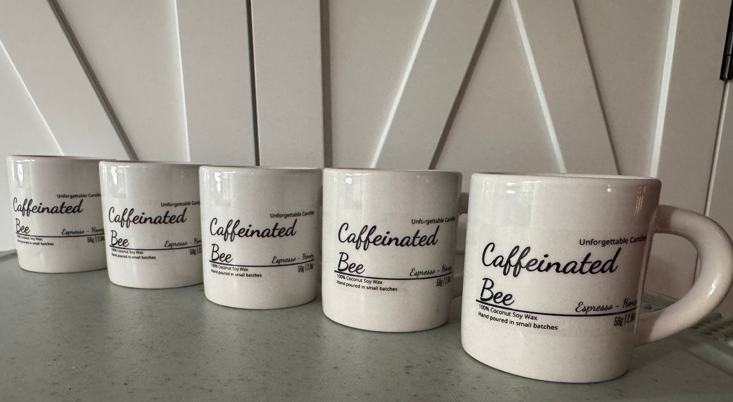 Caffeinated Bee Espresso Mug