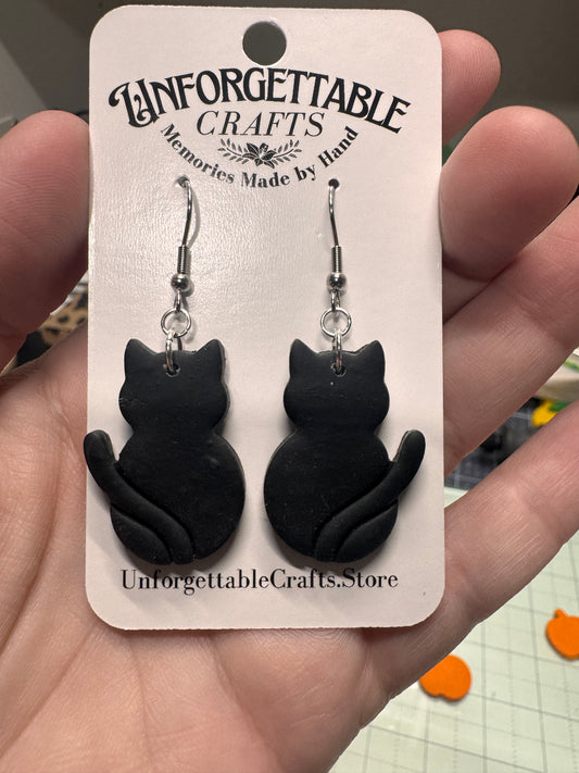 Black Cats Earrings
