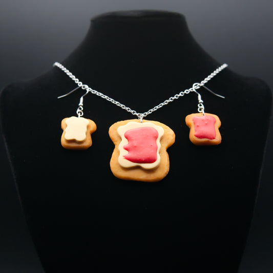 Peanut Butter & Jelly Jewelry Set