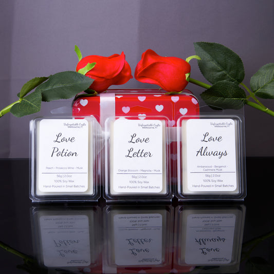 Valentine Collection 3pc Wax Melts