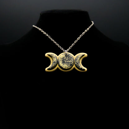 Triple Moon Necklace