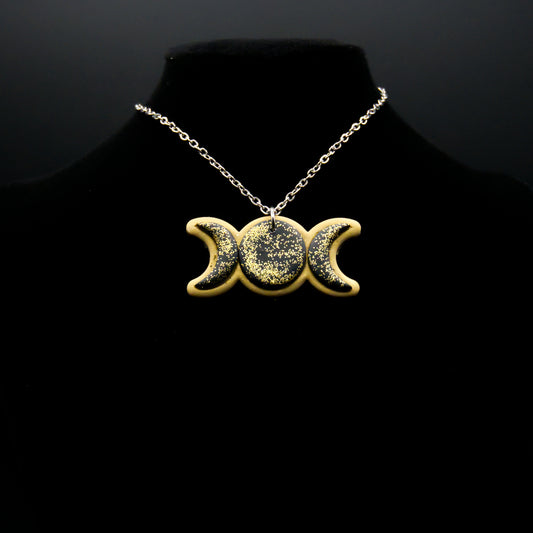 Triple Moon Necklace
